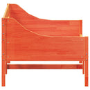 vidaXL viaszbarna tömör fenyőfa kanapéágy matrac nélkül 90 x 190 cm