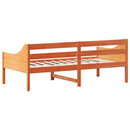 vidaXL viaszbarna tömör fenyőfa kanapéágy matrac nélkül 90 x 190 cm