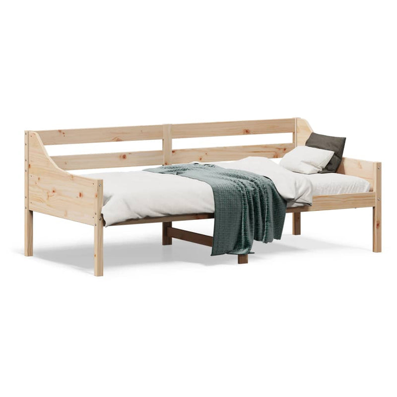 vidaXL kanapéágy ágy matrac 75x190 cm tömör fa fenyőfa