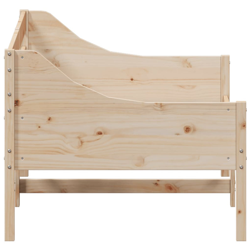 vidaXL kanapéágy ágy matrac 75x190 cm tömör fa fenyőfa