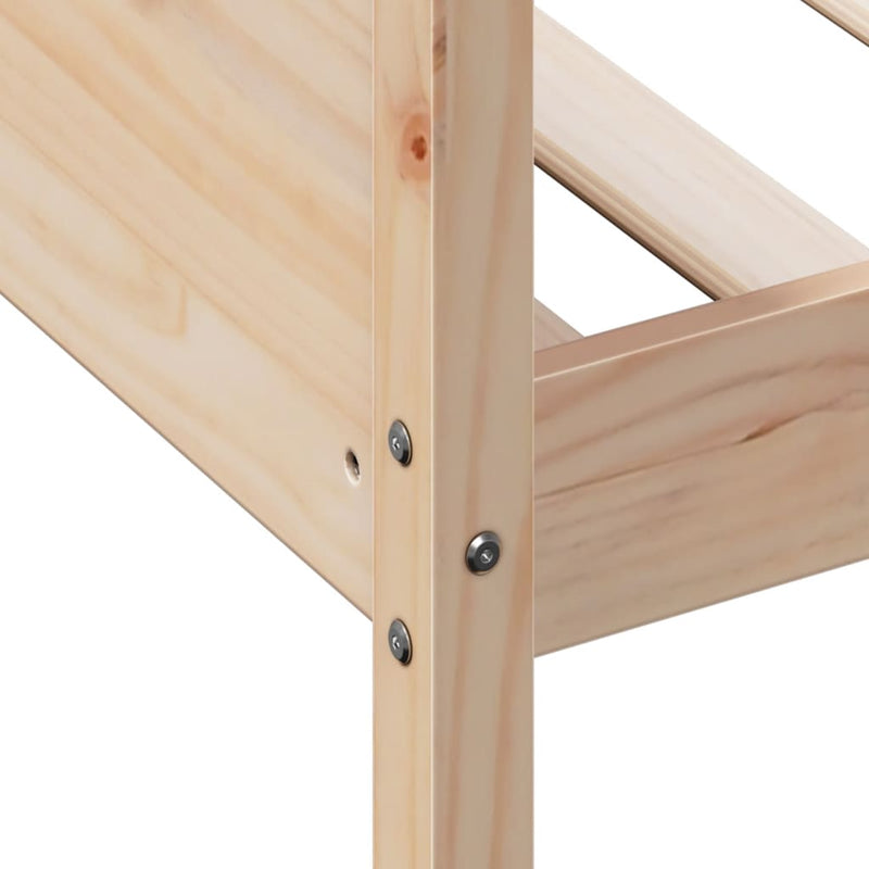 vidaXL kanapéágy ágy matrac 75x190 cm tömör fa fenyőfa