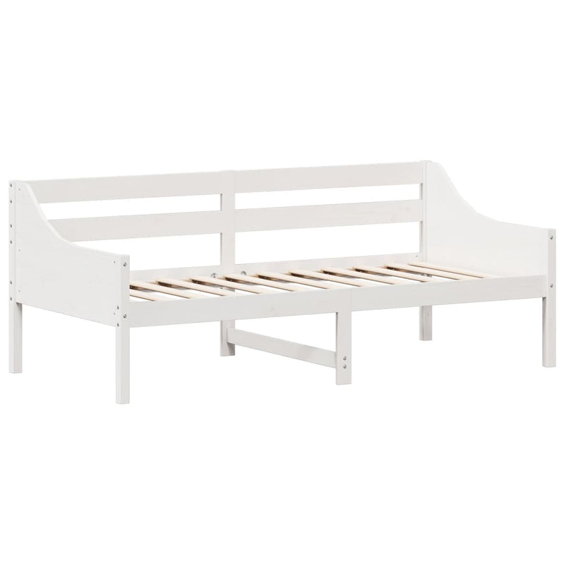 vidaXL kanapéágy ágy matrac fehér 75x190 cm tömör fa fenyőfa