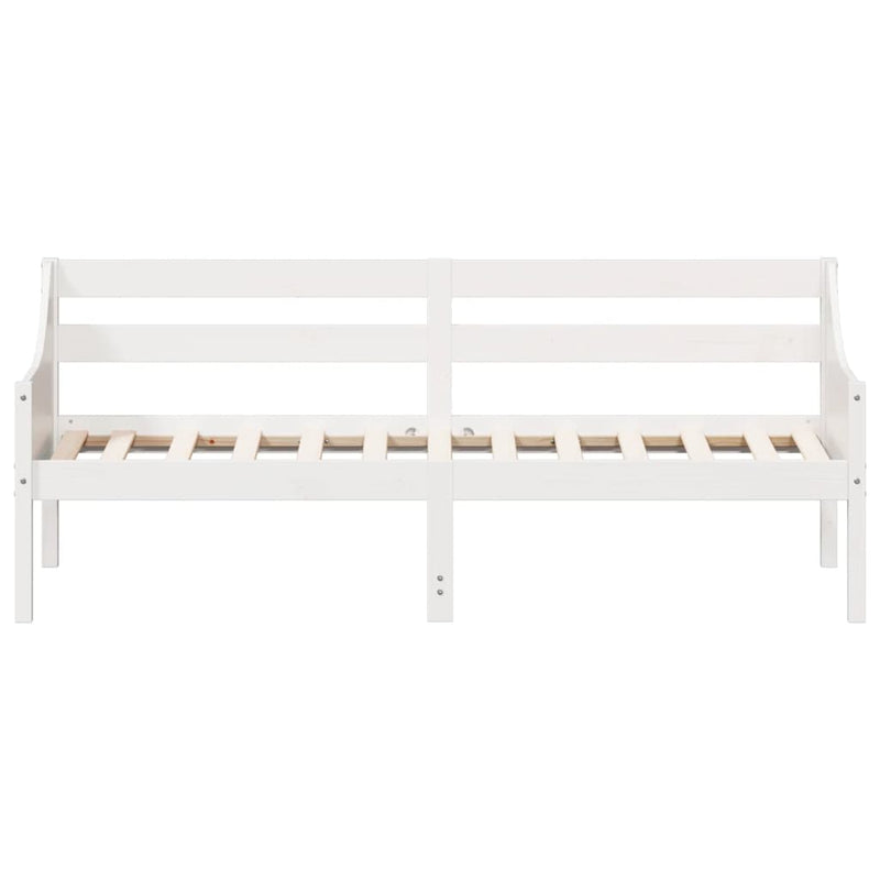 vidaXL kanapéágy ágy matrac fehér 75x190 cm tömör fa fenyőfa