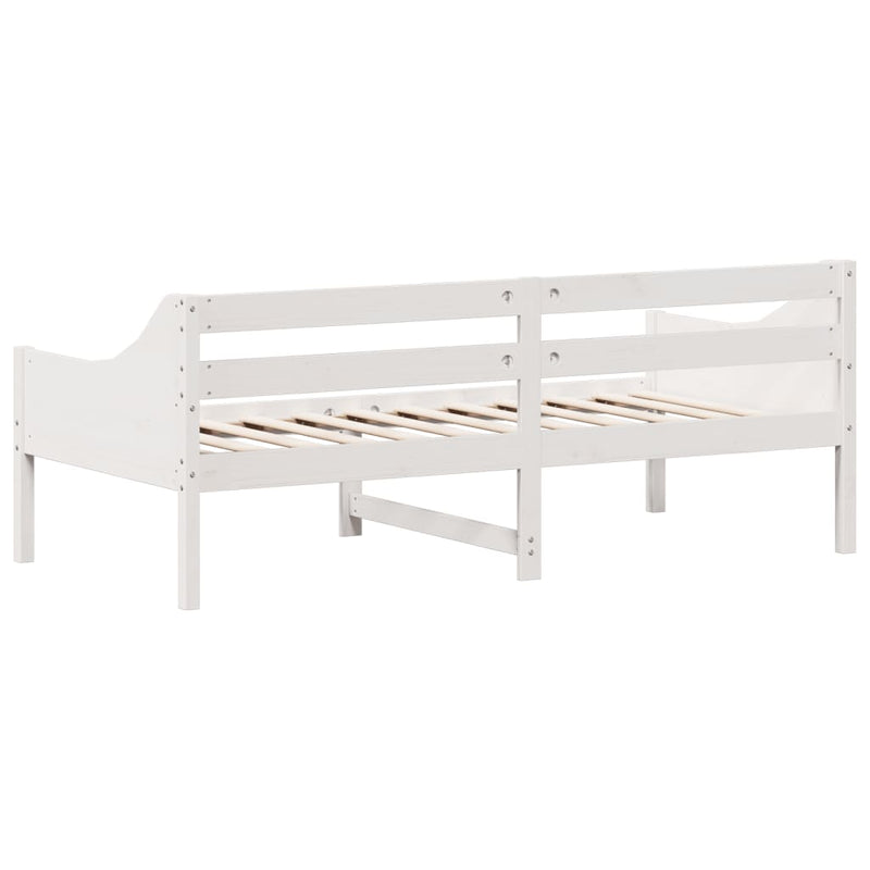 vidaXL kanapéágy ágy matrac fehér 75x190 cm tömör fa fenyőfa