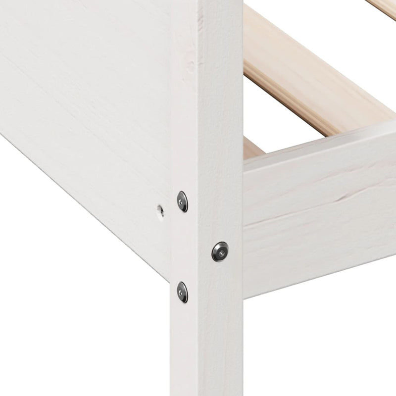 vidaXL kanapéágy ágy matrac fehér 75x190 cm tömör fa fenyőfa