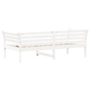 vidaXL kanapéágy ágy matrac fehér 100x200 cm tömör fa fenyőfa