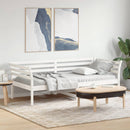 vidaXL kanapéágy ágy matrac fehér 100x200 cm tömör fa fenyőfa