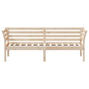 vidaXL tömör fenyőfa kanapéágy matrac nélkül 90 x 190 cm