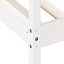 vidaXL fehér tömör fenyőfa kanapéágy matrac nélkül 90 x 190 cm