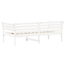 vidaXL kanapéágy ágy matrac fehér 75x190 cm tömör fa fenyőfa