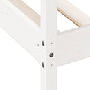 vidaXL kanapéágy ágy matrac fehér 75x190 cm tömör fa fenyőfa