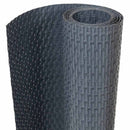 vidaXL antracitszürke polyrattan erkélyparaván 300 x 80 cm