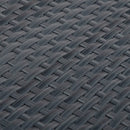 vidaXL antracitszürke polyrattan erkélyparaván 300x90 cm