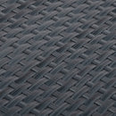 vidaXL antracitszürke polyrattan erkélyparaván 500x80 cm