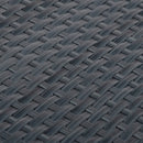 vidaXL antracitszürke polyrattan erkélyparaván 600x80 cm