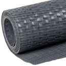 vidaXL antracitszürke polyrattan erkélyparaván 600x90 cm