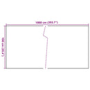 vidaXL antracitszürke polyrattan erkélyparaván 1000x100 cm