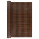 vidaXL barna és fekete polyrattan erkélyparaván 400x100 cm
