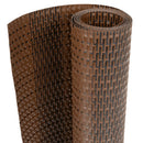 vidaXL barna és fekete polyrattan erkélyparaván 500x80 cm