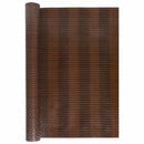 vidaXL barna és fekete polyrattan erkélyparaván 500x80 cm