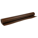 vidaXL barna és fekete polyrattan erkélyparaván 500x80 cm