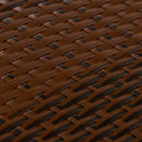 vidaXL barna és fekete polyrattan erkélyparaván 1000x90 cm