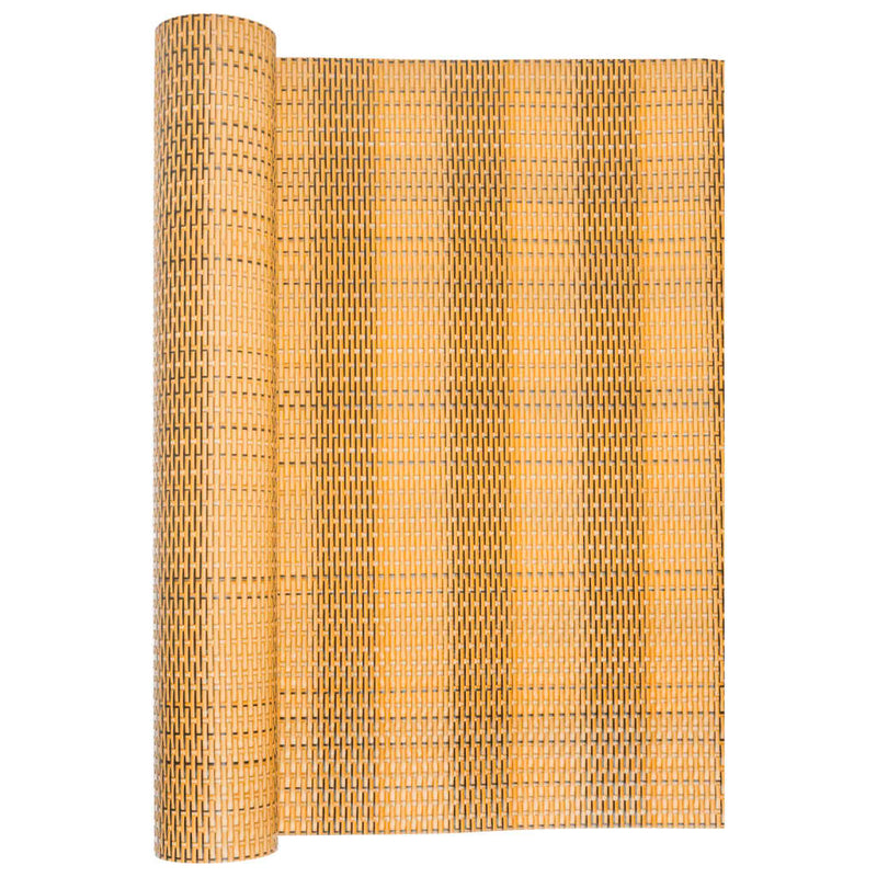 vidaXL világosbarna polyrattan erkélyparaván 400x80 cm