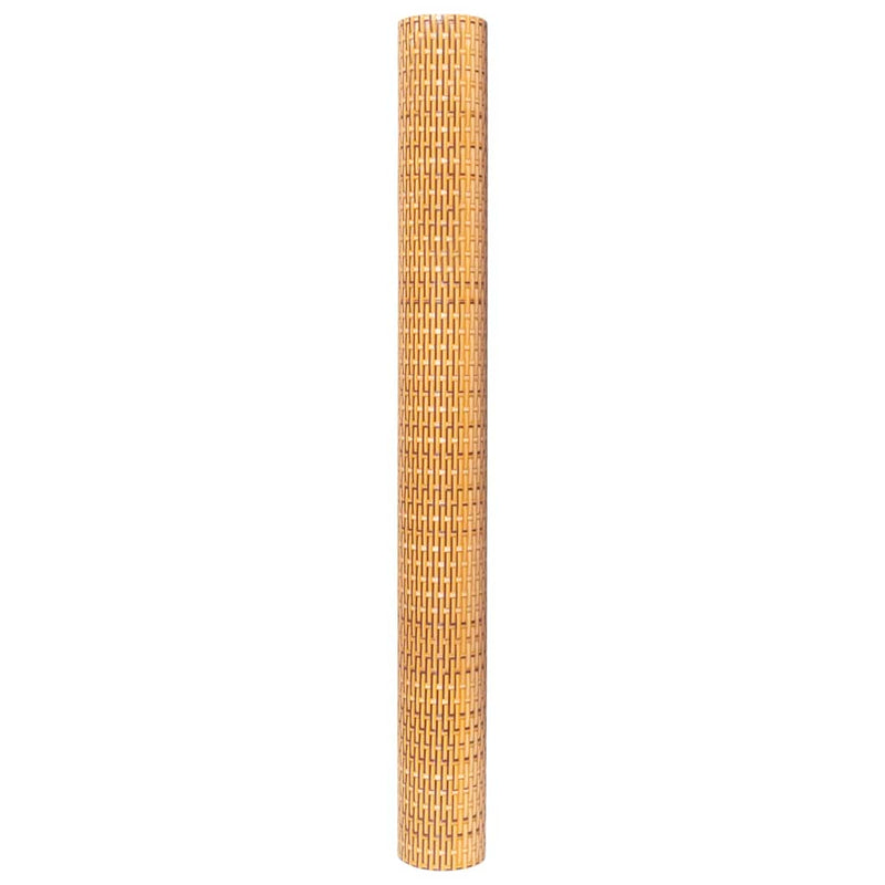 vidaXL világosbarna polyrattan erkélyparaván 400x80 cm