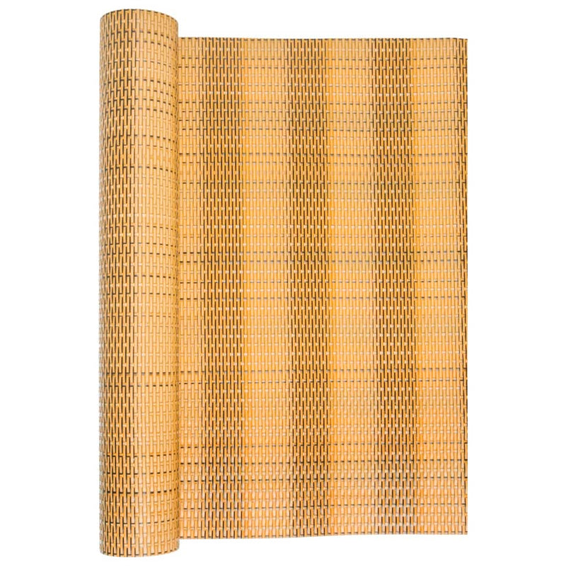 vidaXL világosbarna polyrattan erkélyparaván 400x80 cm