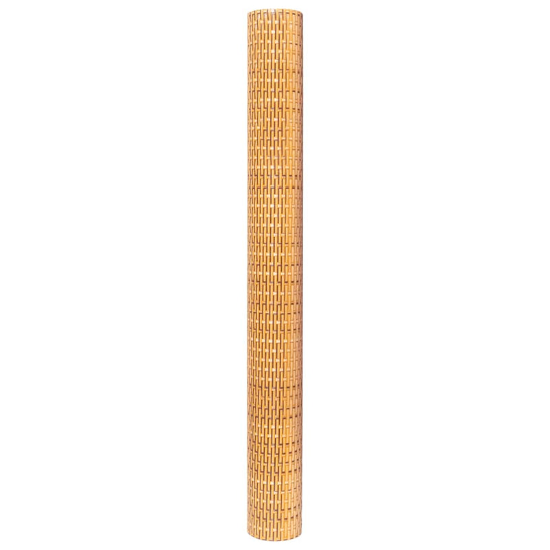 vidaXL világosbarna polyrattan erkélyparaván 400x80 cm