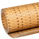 vidaXL világosbarna polyrattan erkélyparaván 400x80 cm