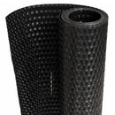 vidaXL fekete polyrattan erkélyparaván 500x90 cm