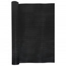 vidaXL fekete polyrattan erkélyparaván 500x90 cm