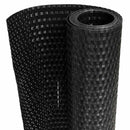 vidaXL fekete polyrattan erkélyparaván 500x100 cm