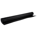 vidaXL fekete polyrattan erkélyparaván 500x100 cm