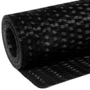 vidaXL fekete polyrattan erkélyparaván 500x100 cm