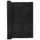 vidaXL fekete polyrattan erkélyparaván 600x80 cm