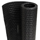 vidaXL fekete polyrattan erkélyparaván 600x100 cm