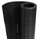 vidaXL fekete polyrattan erkélyparaván 1000x90 cm