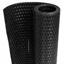 vidaXL fekete polyrattan erkélyparaván 1000x100 cm