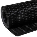 vidaXL fekete polyrattan erkélyparaván 1000x100 cm