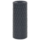 vidaXL 10 db antracitszürke polyrattan erkélyparaván 255 x 19 cm