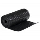 vidaXL 10 db fekete polyrattan erkélyparaván 255 x 19 cm