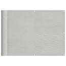 vidaXL világosszürke 100% oxford poliészter erkélyparaván 75 x 500 cm