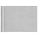 vidaXL világosszürke 100% oxford poliészter erkélyparaván 75 x 500 cm