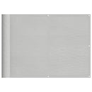 vidaXL világosszürke 100% oxford poliészter erkélyparaván 75 x 600 cm