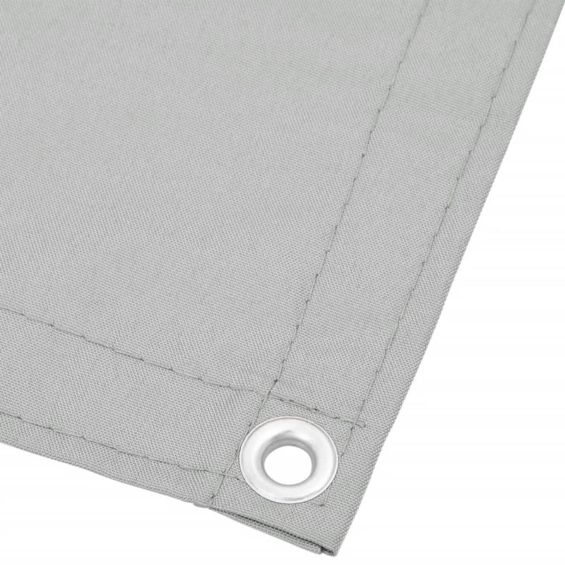 vidaXL világosszürke 100% oxford poliészter erkélyparaván 75 x 600 cm