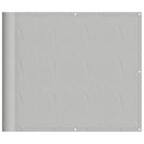 vidaXL világosszürke 100% oxford poliészter erkélyparaván 90 x 300 cm