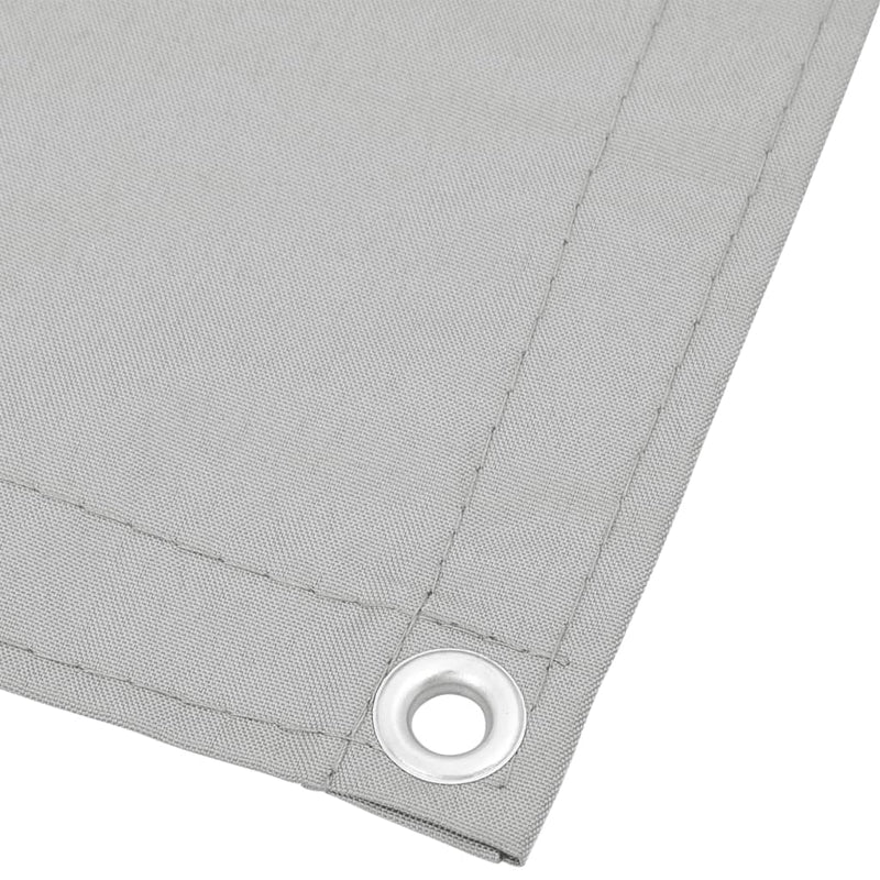 vidaXL világosszürke 100% oxford poliészter erkélyparaván 120 x 800 cm
