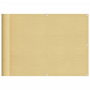 vidaXL homokszínű 100% oxford poliészter erkélyparaván 75 x 300 cm